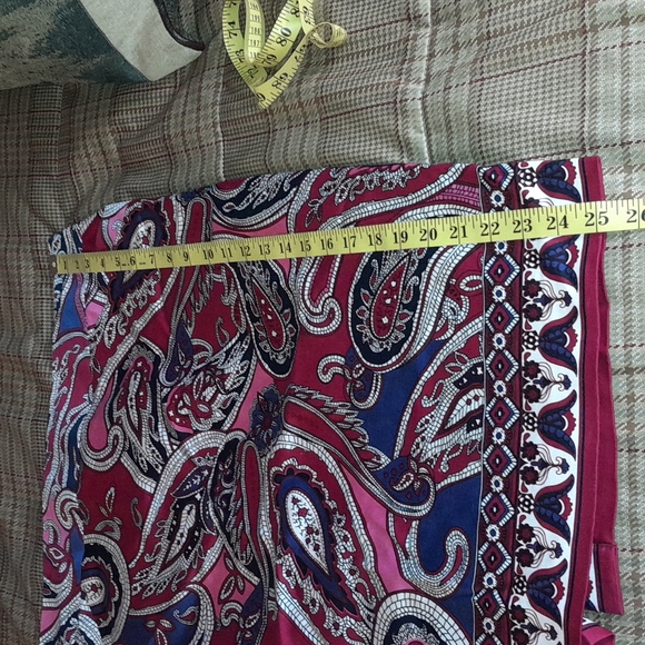 🌺CHARTER CLUB PAISLEY PRINT Skirt - Picture 6 of 6